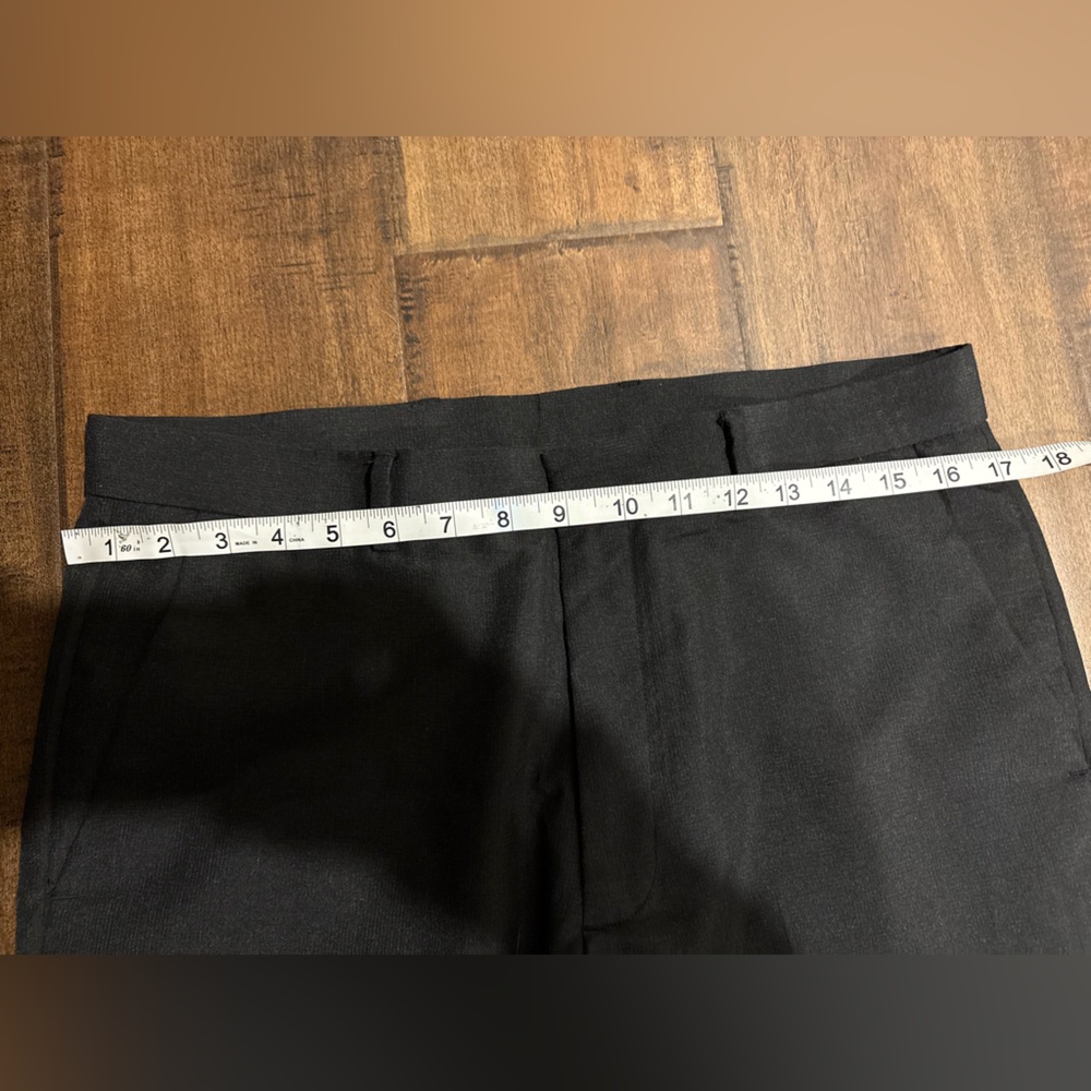 Men’s Classic Black Perry Ellis Dress Pants - Picture 4 of 6